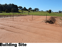 Cowra Earthworks - Building Site