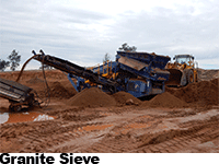 Cowra Earthworks - Granite Sieve Unit