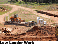 Cowra Earthworks Low Loader Work
